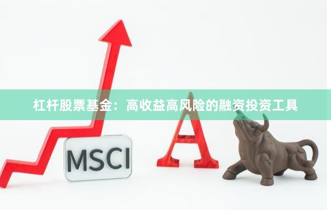 杠杆股票基金：高收益高风险的融资投资工具